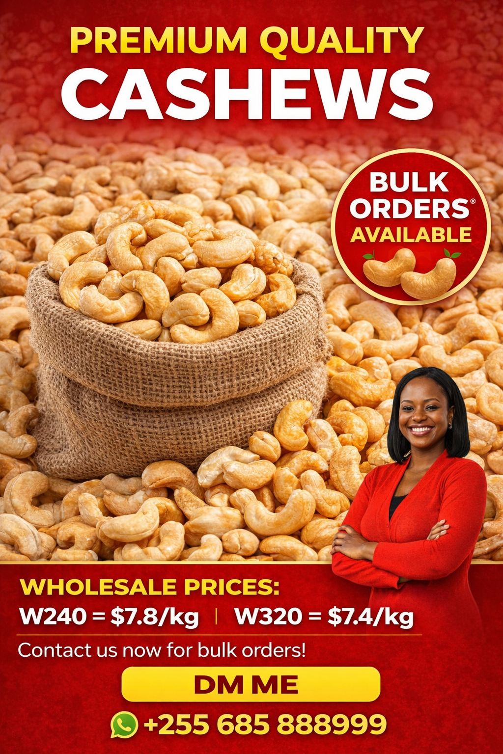 TANZANIA’S FINEST PREMIUM CASHEW NUTS - Image 1